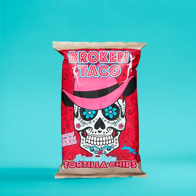 Broken Taco parm sri tortilla chips packshot farge 2026 09